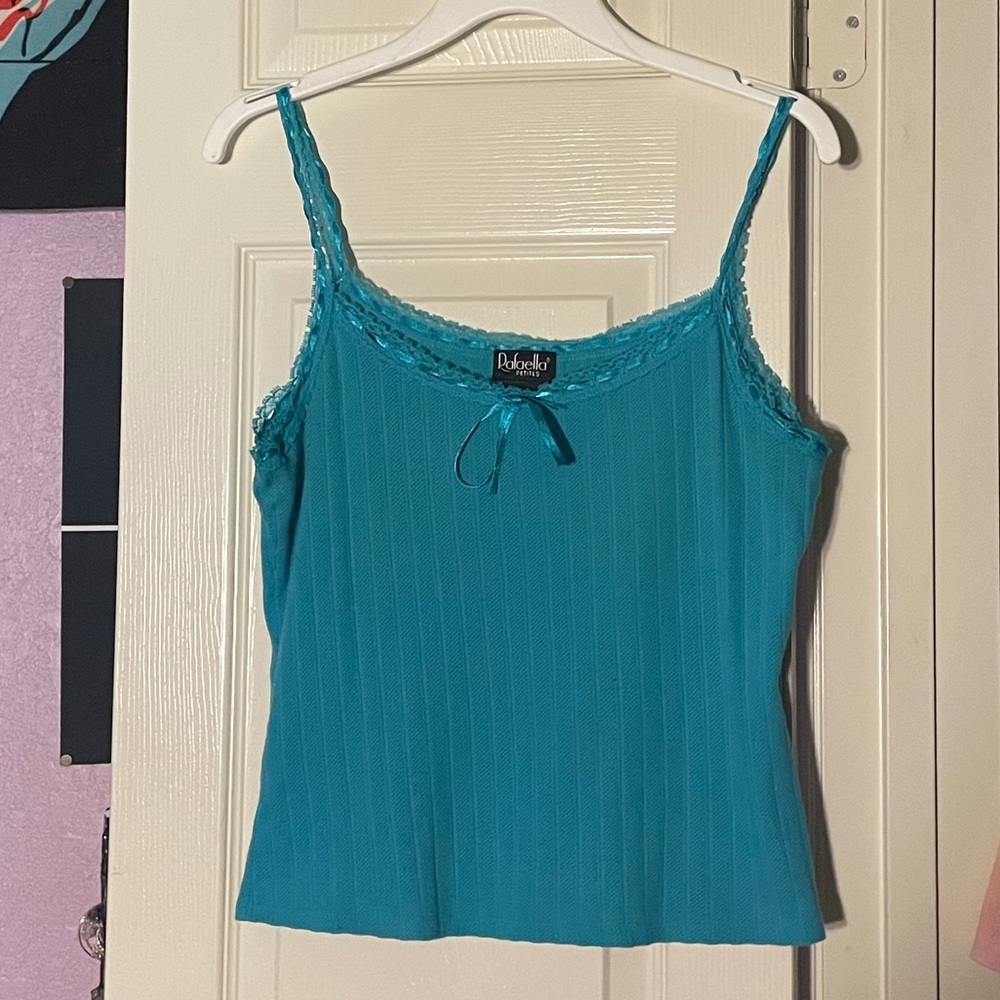 Rafaella Blue Tank Top